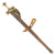 Original North African Taureg Takoba Broadsword with Leather Scabbard circa 1880 Original Items