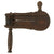 Original British Victorian Era London Police Wooden Alarm Rattle Marked to Public Office at #14 Bow Street Original Items