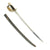 Original U.S. Civil War Naval Boarding Cutlass By Ames with Leather Scabbard - Dated 1861 Original Items