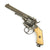 Original French High-Quality Silver and Gold Inlaid BREVETE Pin Fire Revolver by Lefaucheux of Paris - circa 1860 Original Items