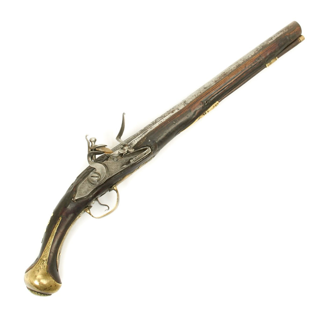 Original Ottoman Flintlock Holster Pistol with Intact Ramrod - circa 1800 Original Items