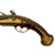 Original U.S. Revolutionary War German Brass Mounted Flintlock Horse Pistol marked R-5-C-IV on Butt Cap - circa 1750 Original Items