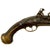 Original U.S. Revolutionary War German Brass Mounted Flintlock Horse Pistol marked R-5-C-IV on Butt Cap - circa 1750 Original Items
