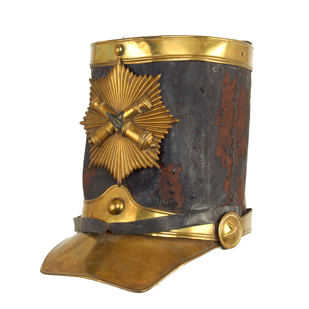 Original U.S. Seminole Wars Early 19th Century State Militia Artillery Shako Original Items