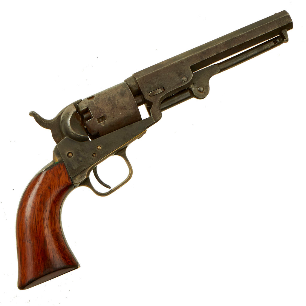 Original U.S. Civil War Colt M1849 Pocket Percussion Revolver with 5" Barrel made in 1852 - Matching Serial 37043 Original Items