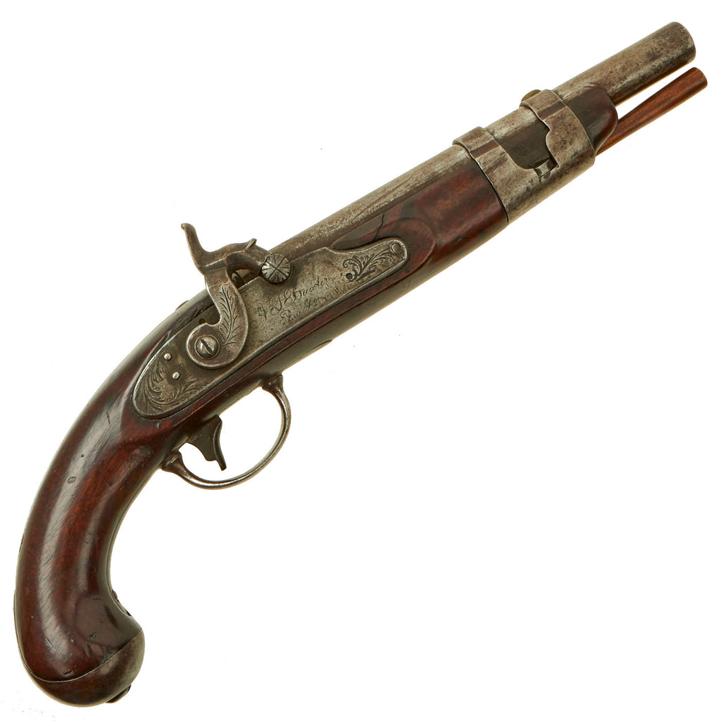 Original U.S. Model 1816 Flintlock Pistol Converted to Percussion by A.T. Baxter of Baltimore Original Items