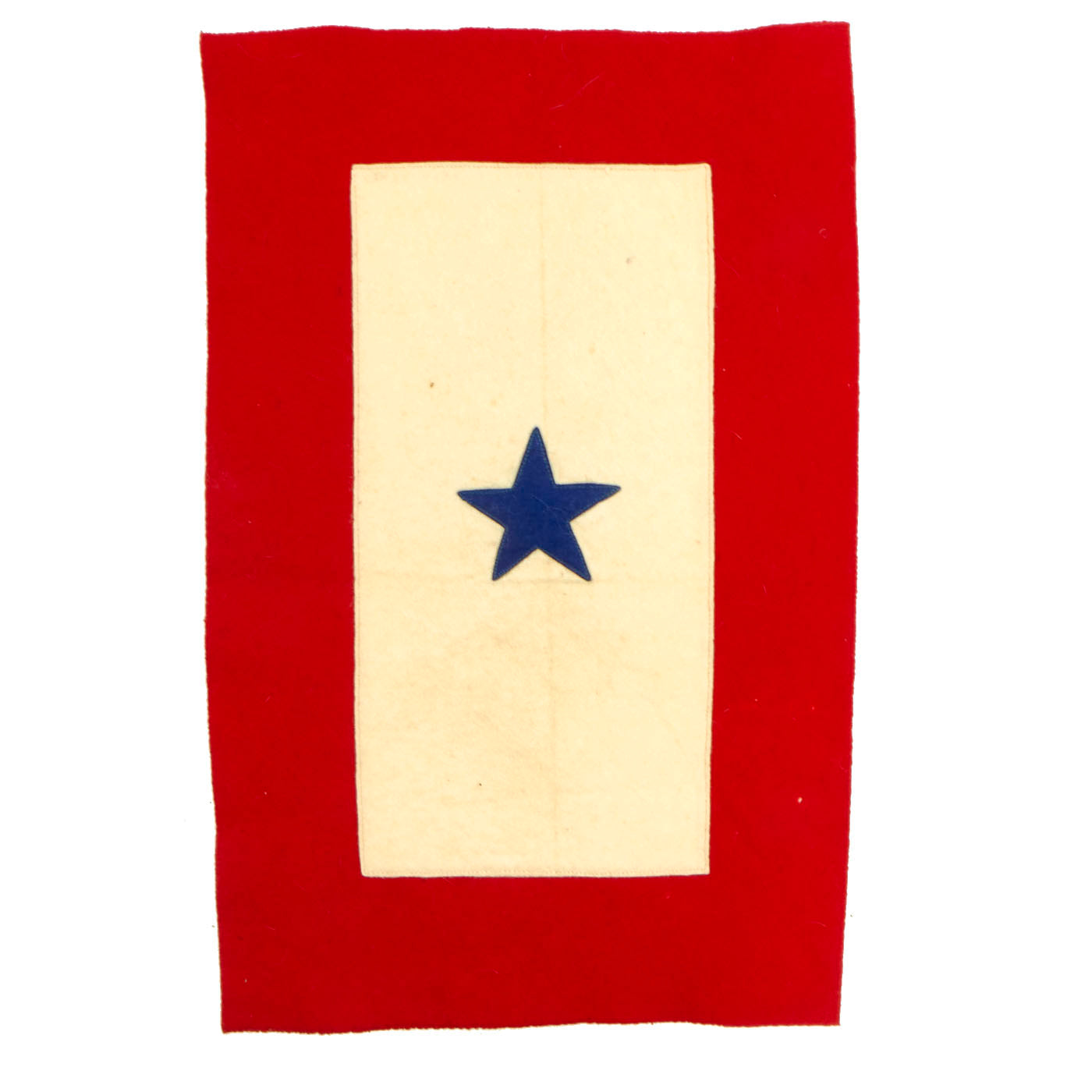 Blue Star Banner In Window