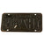 Original U.S. WWII 1945 New York License Plate With “Victory” Tab and “Remember Pearl Harbor” Toppers - 4 Items Original Items