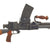 Original WWII Imperial Japanese 1943 Dated Type 99 Display Light Machine Gun with Live Barrel - Matching Serial 4870 Original Items
