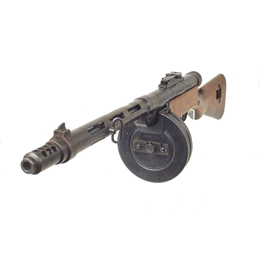 Original Finnish WWII Suomi KP/-31 M31 9mm Display SMG with Drum Magazine - Serial 6463 Original Items