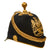Original British Victorian Army Artillery Officer Blue Cloth Dress Spike Helmet - Pre-WWI Original Items