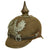 Original Imperial German WWI Prussian M1915 Infantry Ersatz Felt Pickelhaube Spiked Helmet - Filzhelm Original Items
