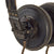 Original German WWII Panzer Armored Vehicle Model B Headset with Throat Mic Original Items