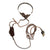 Original German WWII Panzer Armored Vehicle Model B Headset with Throat Mic Original Items