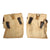 German WWII MP 44 Magazine Jute and Leather Pouch Set Constructed From Original Period Jute Postal Bags New Made Items