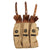 German WWII MP 44 Magazine Jute and Leather Pouch Set Constructed From Original Period Jute Postal Bags New Made Items