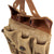 German WWII MP 44 Magazine Jute and Leather Pouch Set Constructed From Original Period Jute Postal Bags New Made Items