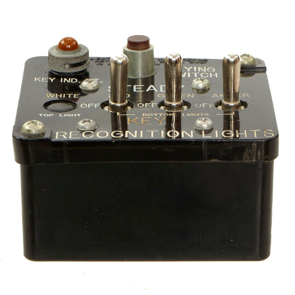 Original WWII U.S. Aircraft Instrument Set - Recognition Light Control ...