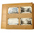 Original U.S. WWII US Navy Hawaiian Service Carved Wooden Personal Photo Album Featuring Pictures of Pearl Harbor Original Items