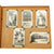 Original U.S. WWII US Navy Hawaiian Service Carved Wooden Personal Photo Album Featuring Pictures of Pearl Harbor Original Items