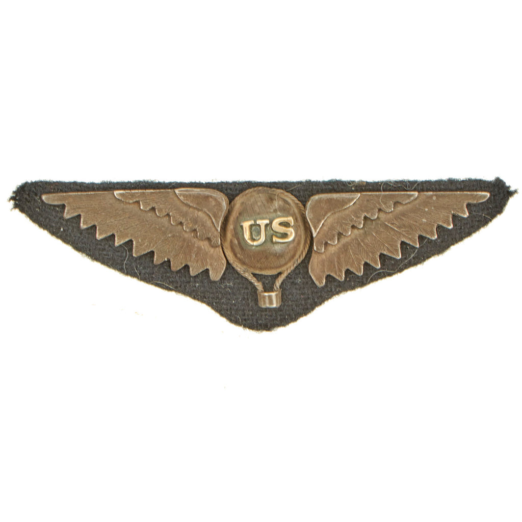 Original U.S. WWI Reserve Military Aeronauts Pilots Wings by W. N. Capurro Jewelers - Rare Original Items