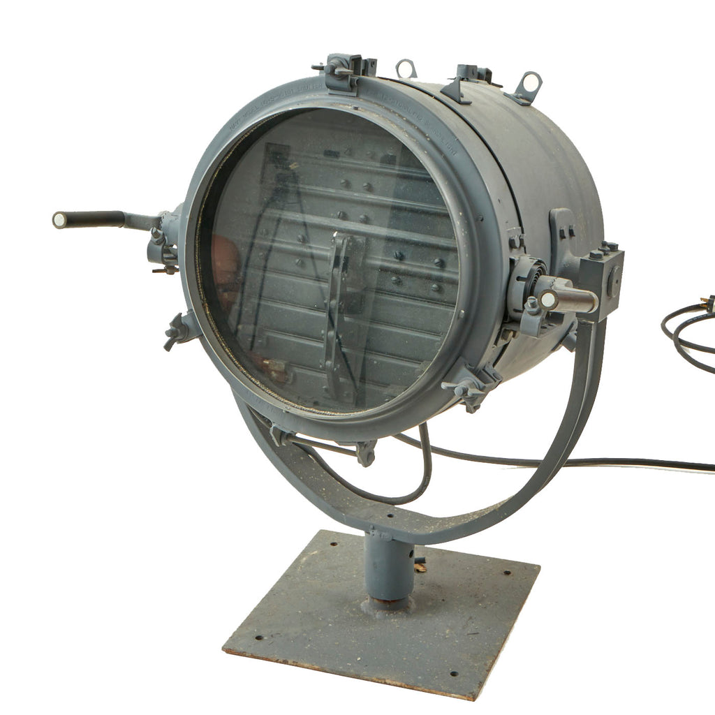 24 Inch Searchlight Original U.S. WWII Navy 12 Inch Signaling Searchlight by Curtis Lighti ...