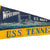 Original U.S. Pre-WWII USS Tennessee Wool Ships Pennant With Launch Medal- On Battleship Row and Bombed at Pearl Harbor Original Items