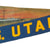 Original U.S. Pre-WWII USS Utah Leather and Wool Ships Pennant - USS Utah Sunk at Pearl Harbor Original Items