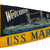 Original U.S. Pre-WWII USS Maryland Wool Ships Pennant - On Battleship Row and Bombed at Pearl Harbor Original Items