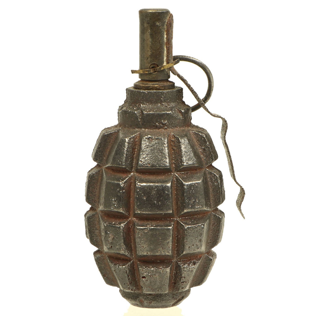 Original WWII Soviet Russian F1 Hand Fragmentation Grenade - Inert Original Items