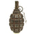 Original WWII Soviet Russian F1 Hand Fragmentation Grenade - Inert Original Items