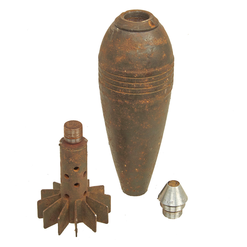Original German WWII Inert 8cm Granatwerfer 34 Mortar Round - GrW 34 ...