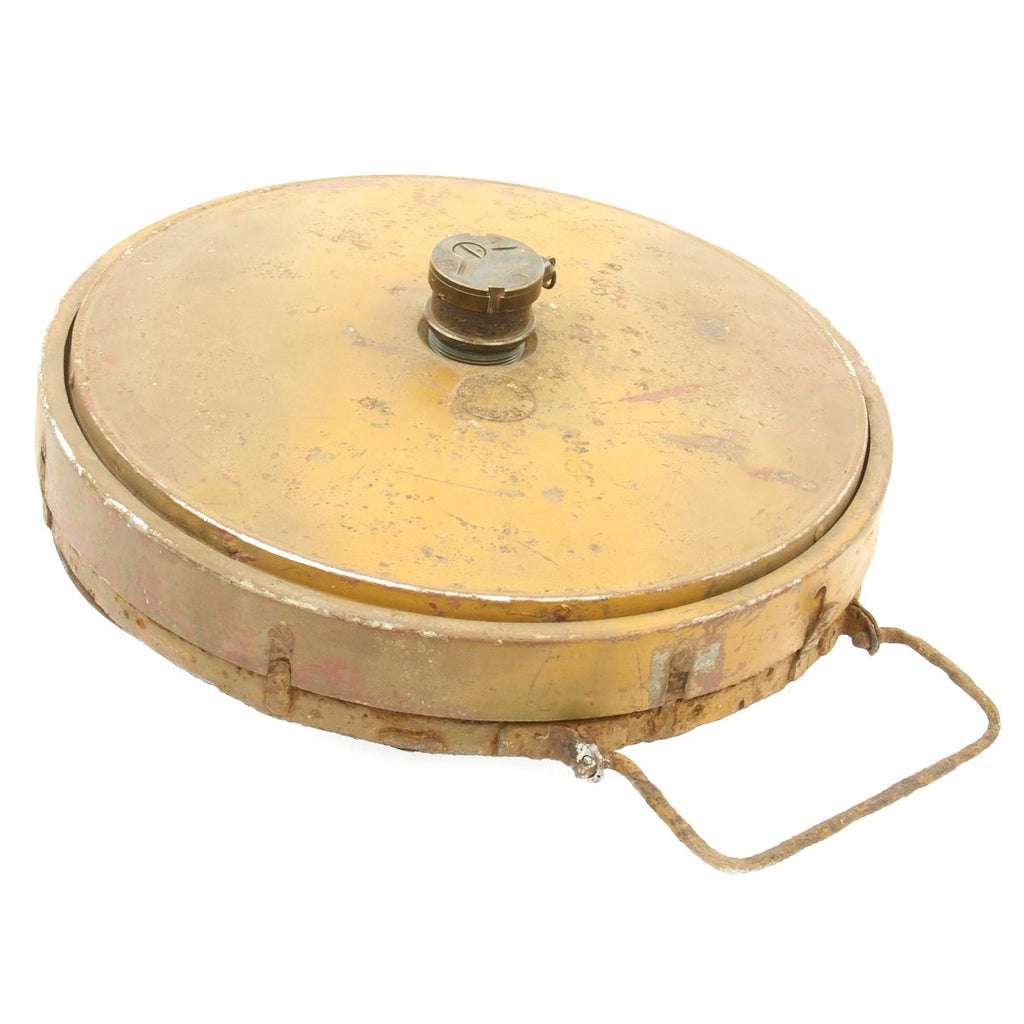 Original German WWII Anti-Tank Tellermine T.Mi.35 Inert Mine by HAGENUK - dated 1938 Original Items