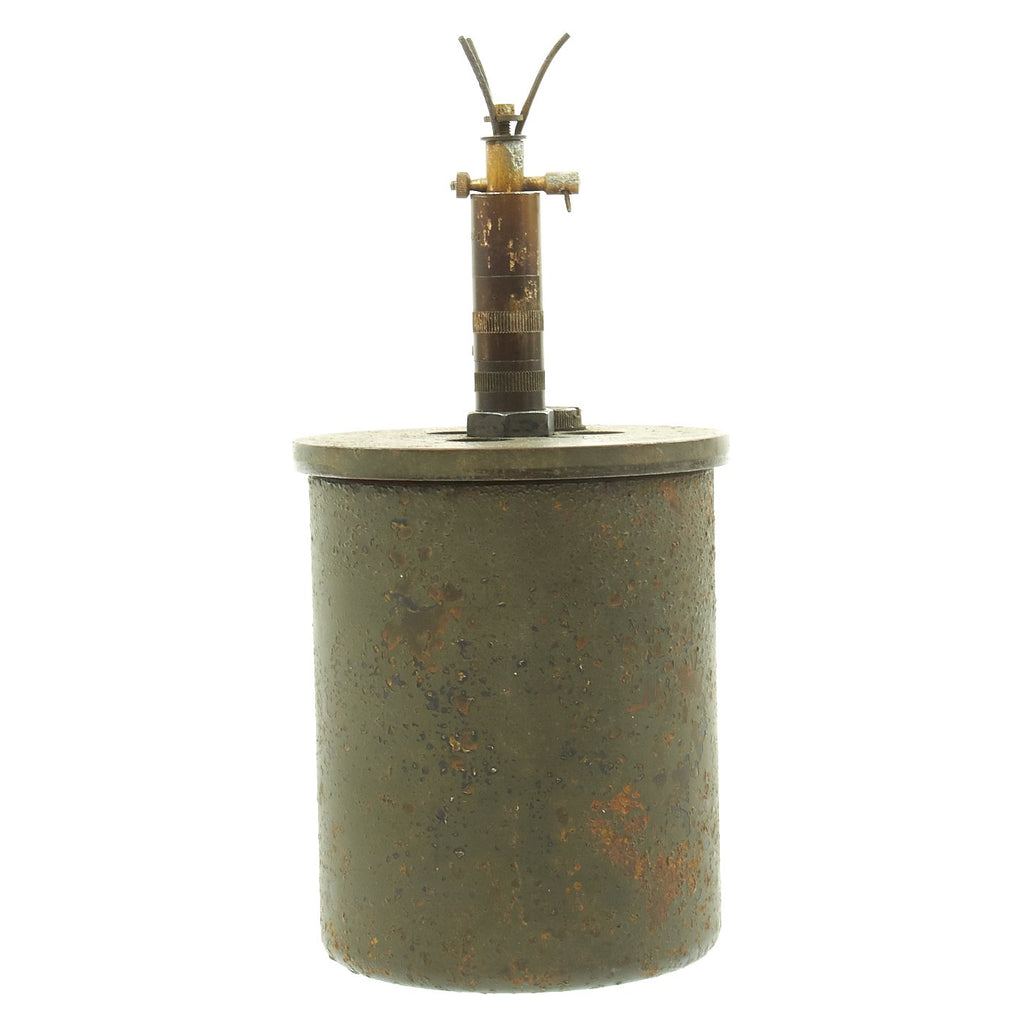 Original WWII German 1941 dated Bouncing Betty S-Mine by HAGENUK with Shrapnel and Mock Explosive Original Items