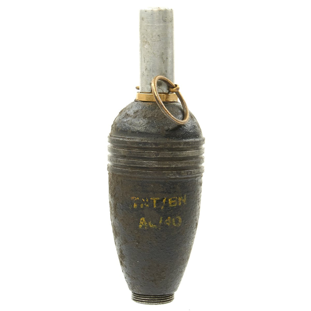 Original Finnish WWII M32 Inert Egg Hand Grenade - Model 32 Mortar Shell Original Items