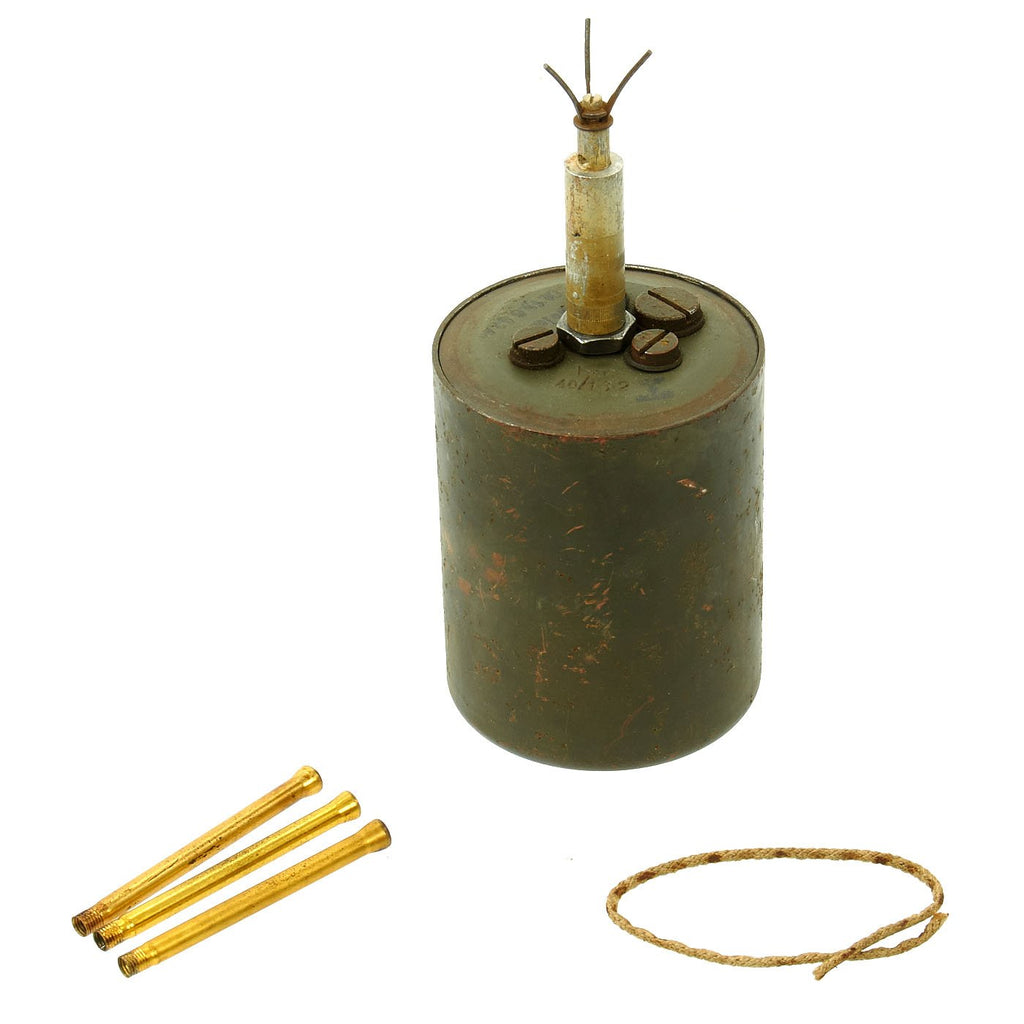 Original WWII German Bouncing Betty S-Mine with Shrapnel with Grass Blade Fuse Original Items