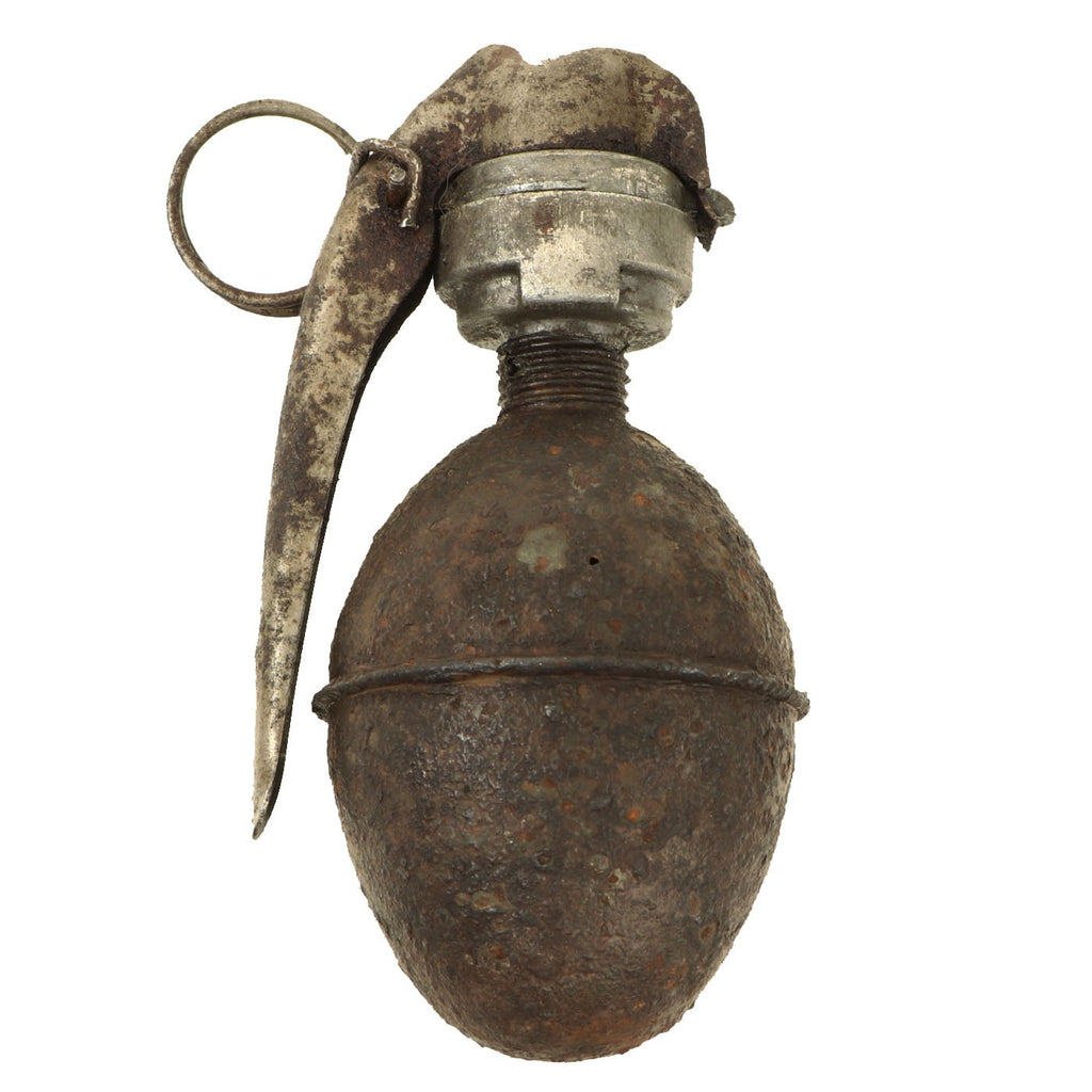 Original French WWI OF1 Egg Hand Grenade circa 1915 - 1917 - Inert