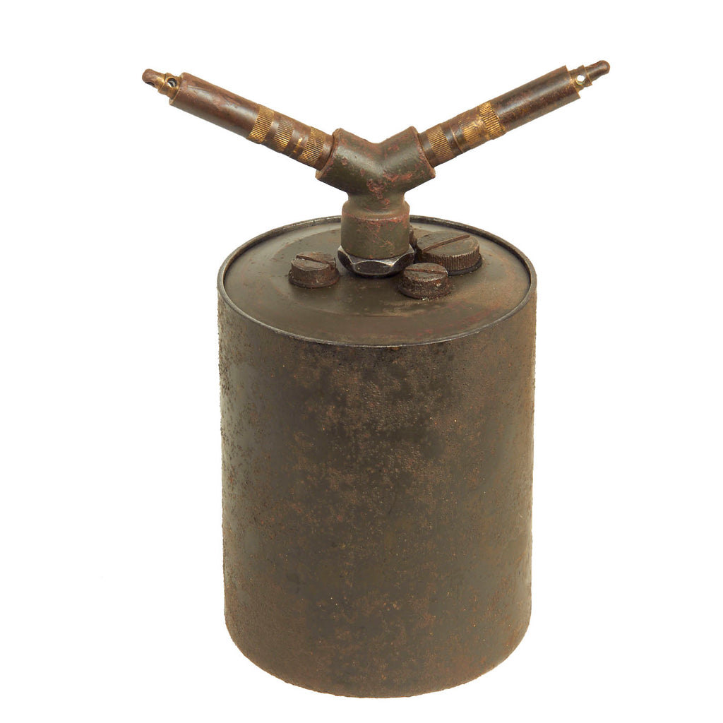 Original WWII German 1940 dated Bouncing Betty S-Mine with Shrapnel and Mock Explosive Original Items