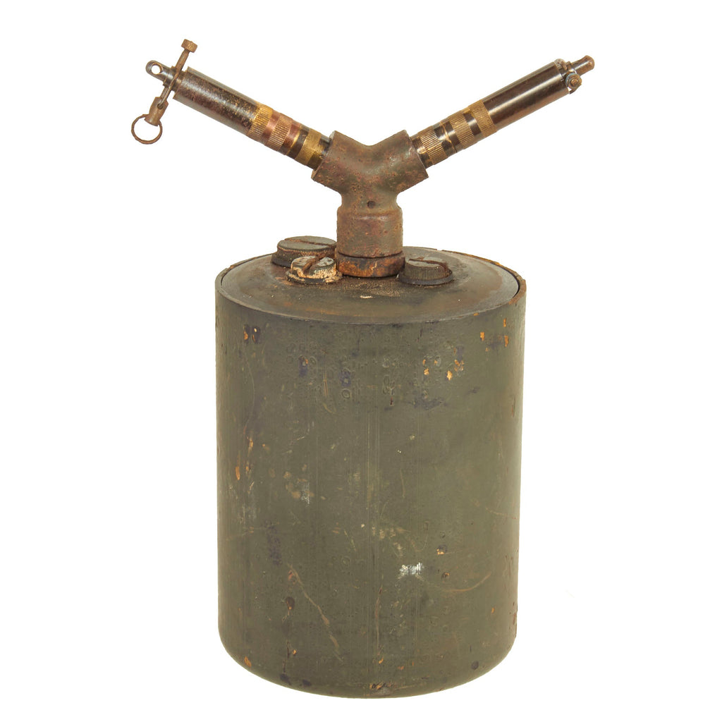 Original WWII German 1940 dated Bouncing Betty S-Mine by HWS with Shrapnel and Mock Explosive Original Items