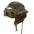 Original British WWII RAF Named Type C Leather Flying Helmet with Mk VIII Goggles and Receivers Original Items