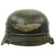 Original German WWII Luftschutz Civil Air Defense Extra Large Size Beaded M35 Helmet - marked Q68 Original Items