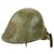 Original Dutch WWII M34 Motorcycle & Dispatch Rider Helmet with Helmet Plate & Original Paint New Made Items