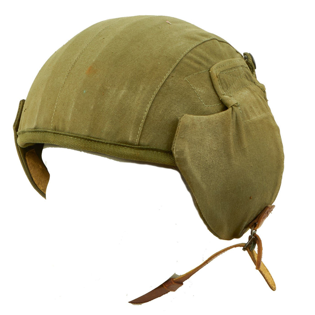 Original U.S. WWII USAAF Bomber Crew M4A2 Flak Helmet - Modified Original Items