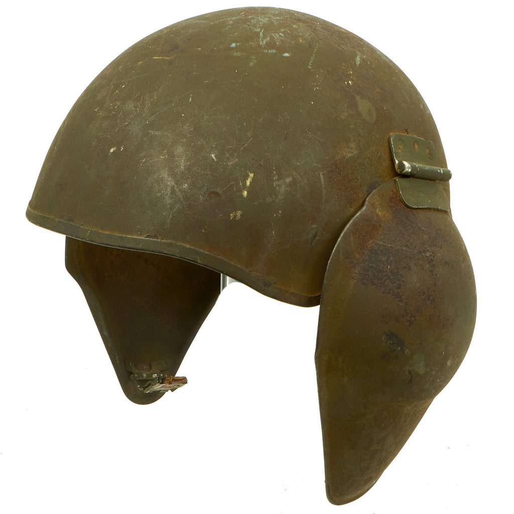 Original U.S. WWII Army Air Force Bomber Crew M5 Steel FLAK Helmet USAAF Original Items