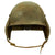 Original U.S. WWII USAAF Bomber Crew M3 Steel FLAK Helmet with Complete Rigging Original Items