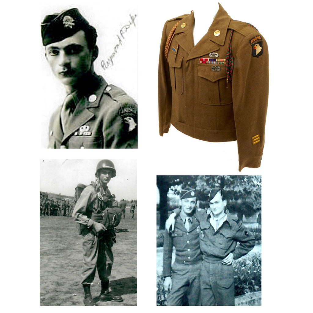 Original U.S. WWII 502nd Parachute Infantry Regiment Named D-Day Combat Medic Original Items