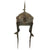 Original Magnificent North Indian Gold Inlaid Kulah Khud Spiked War Helmet & Steel Dhal Shield - circa 1800 Original Items