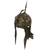 Original Magnificent North Indian Gold Inlaid Kulah Khud Spiked War Helmet & Steel Dhal Shield - circa 1800 Original Items