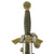 Original German WWII Early 1st Model Luftwaffe Dagger by Robert Klaas with Scabbard, Belt Hanger Chain & Portepee Original Items