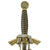 Original German WWII Early 1st Model Luftwaffe Dagger by Robert Klaas with Scabbard, Belt Hanger Chain & Portepee Original Items
